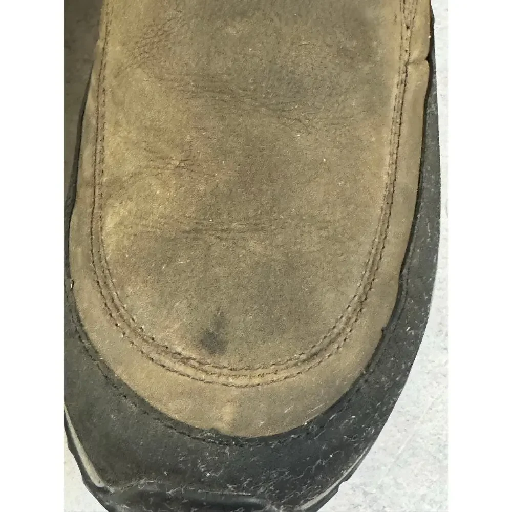 Merrell Moc Slip-On Brown Leather Waterproof Vibram Shoes J49821 Mens 12